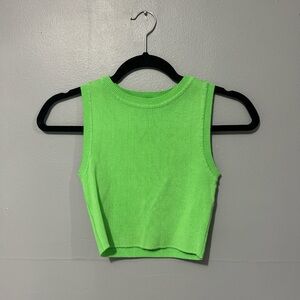 Zara Green Knit Top